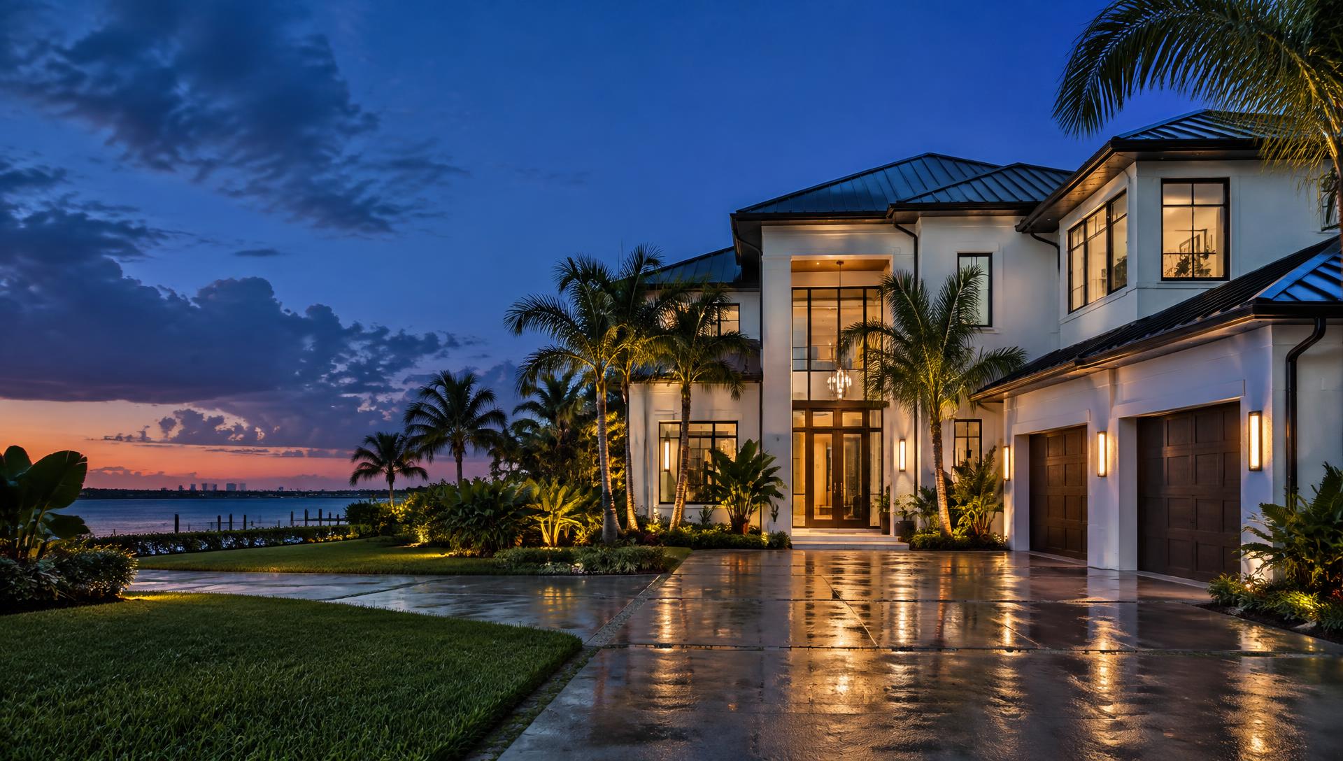 Premium Florida home with professionally finished exterior